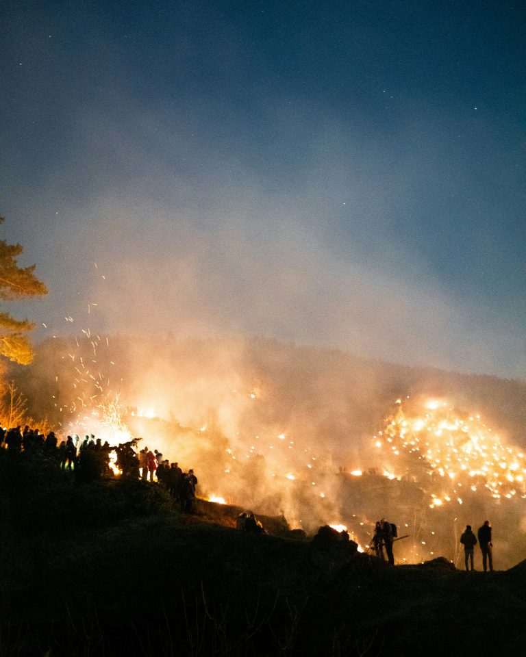 Sapeurs-pompiers en intervention sur un incendie