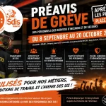 Préavis de grève CfdtSdis des personnels des SIS du 8 septembre au 20 octobre 2026