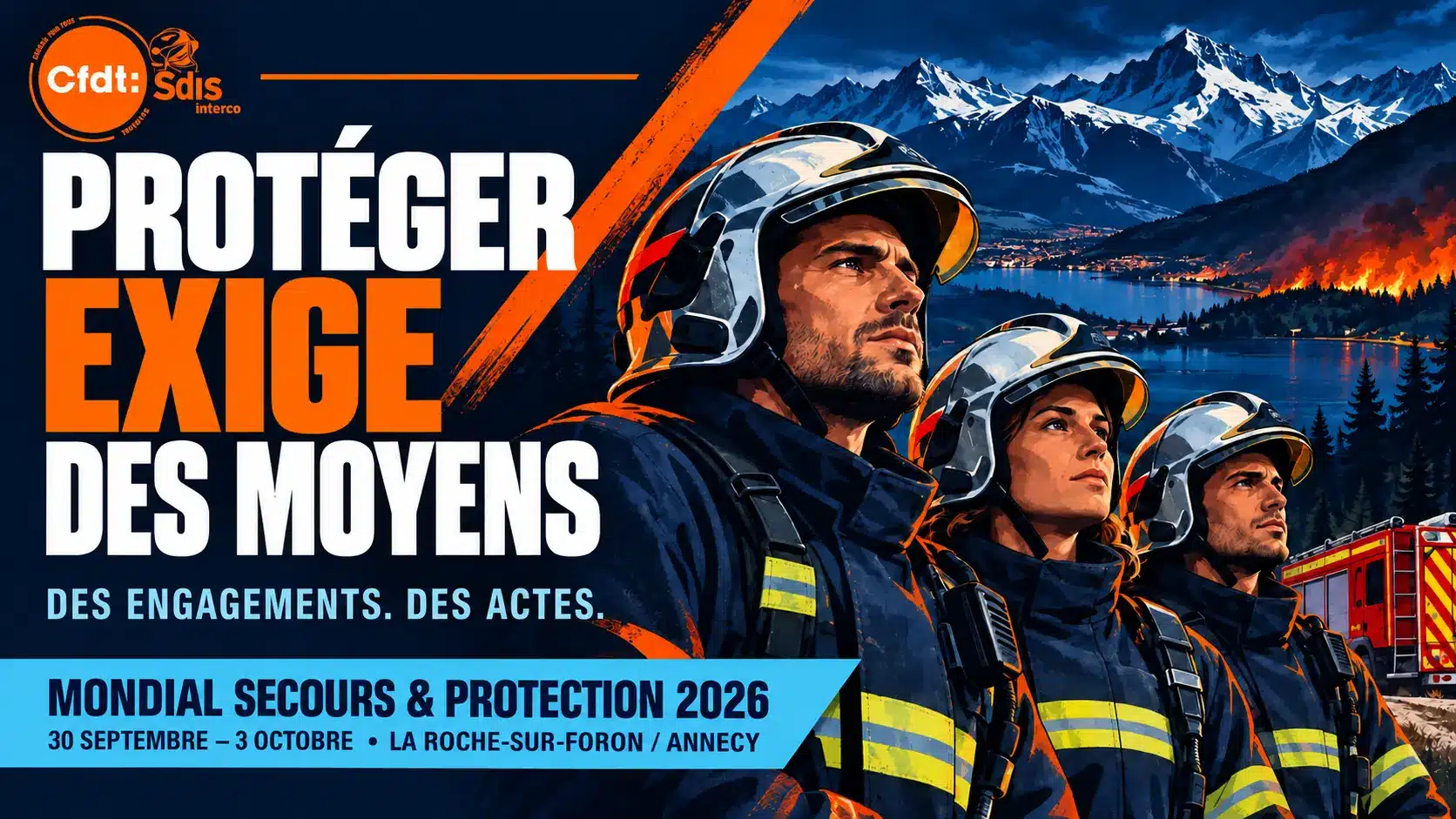 Mondial du secours 2026 : la CFDT SDIS attend des actes